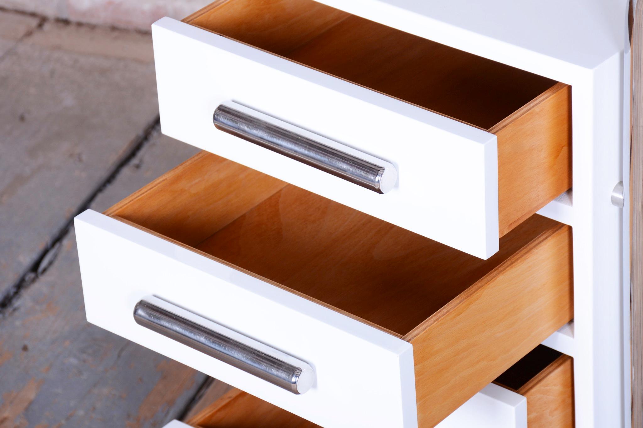 Escritorio Bauhaus restaurado, de Marcel Breuer para Thonet, cromado, República Checa, años 30 siglo XX en venta