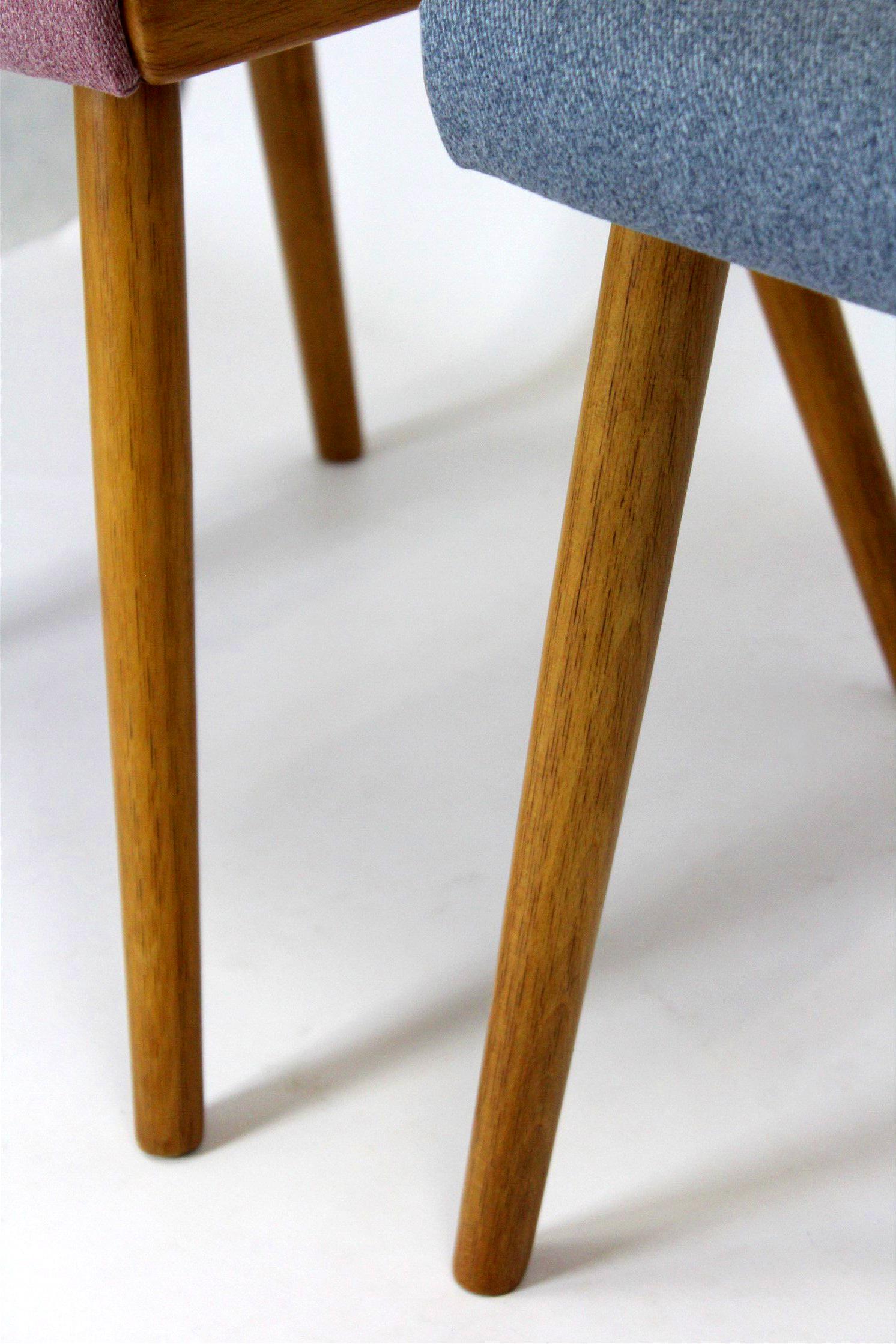 20th Century Restored Beech Dining Chairs from Ton, 1960s, Set of 4
