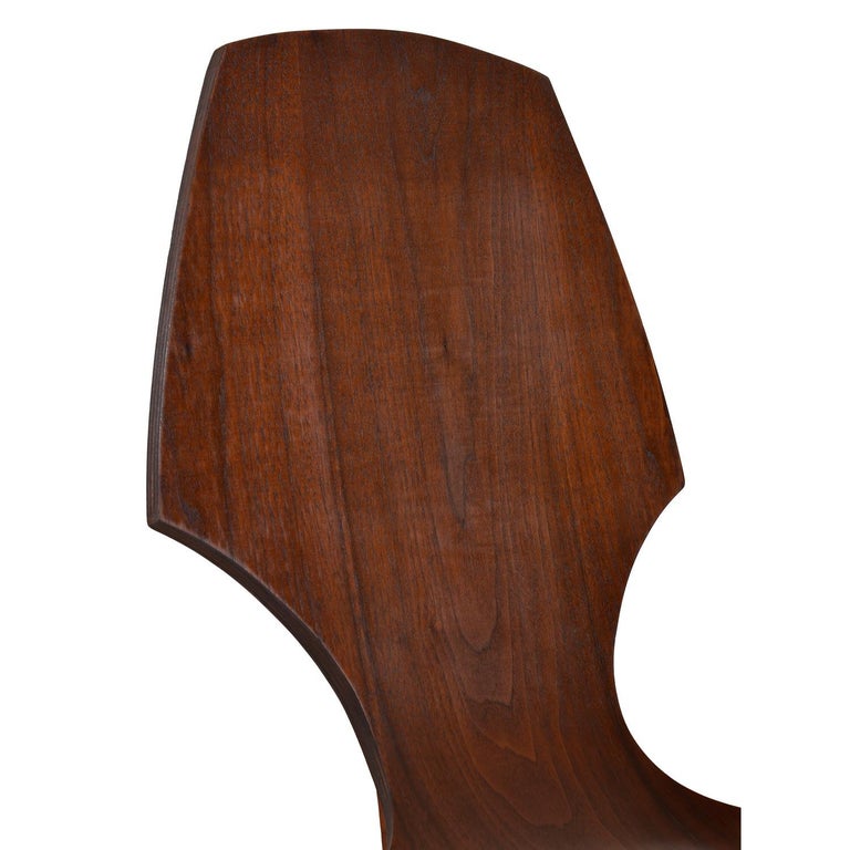 Restored Bent Walnut Plycraft Telephone Gossip Chair at 1stDibs