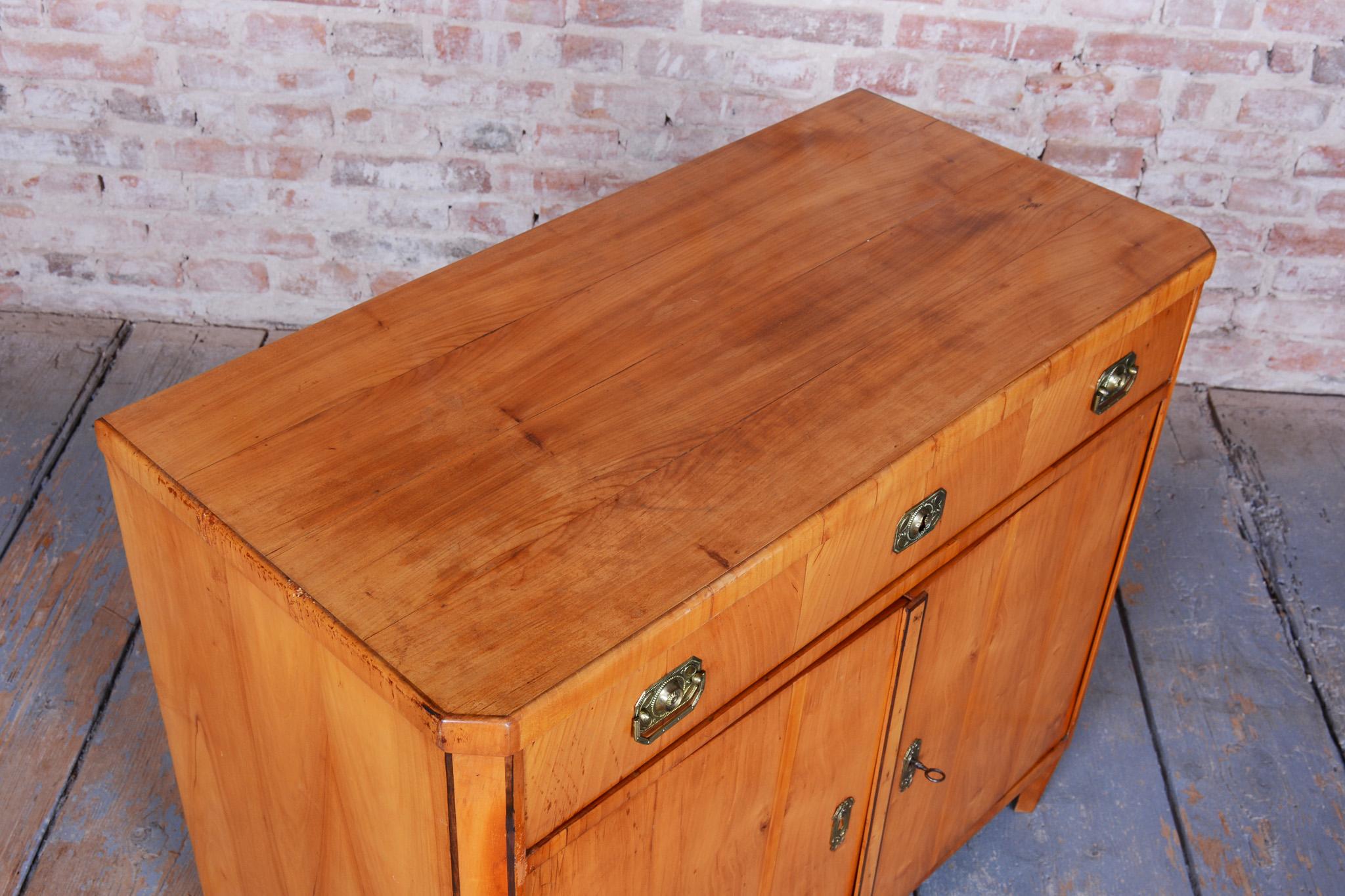 Mobile Biedermeier restaurato, ciliegio, abete rosso, ebano, polacco, ceco, anni '20 del XIX secolo in vendita 9
