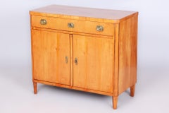 Restored Biedermeier Cabinet, Cherry, Spruce, Ebony, Polish, Czech, 1820s