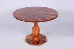 Restored Biedermeier Dining Table, by Josef Danhauser, Walnut, Austria, 1820s