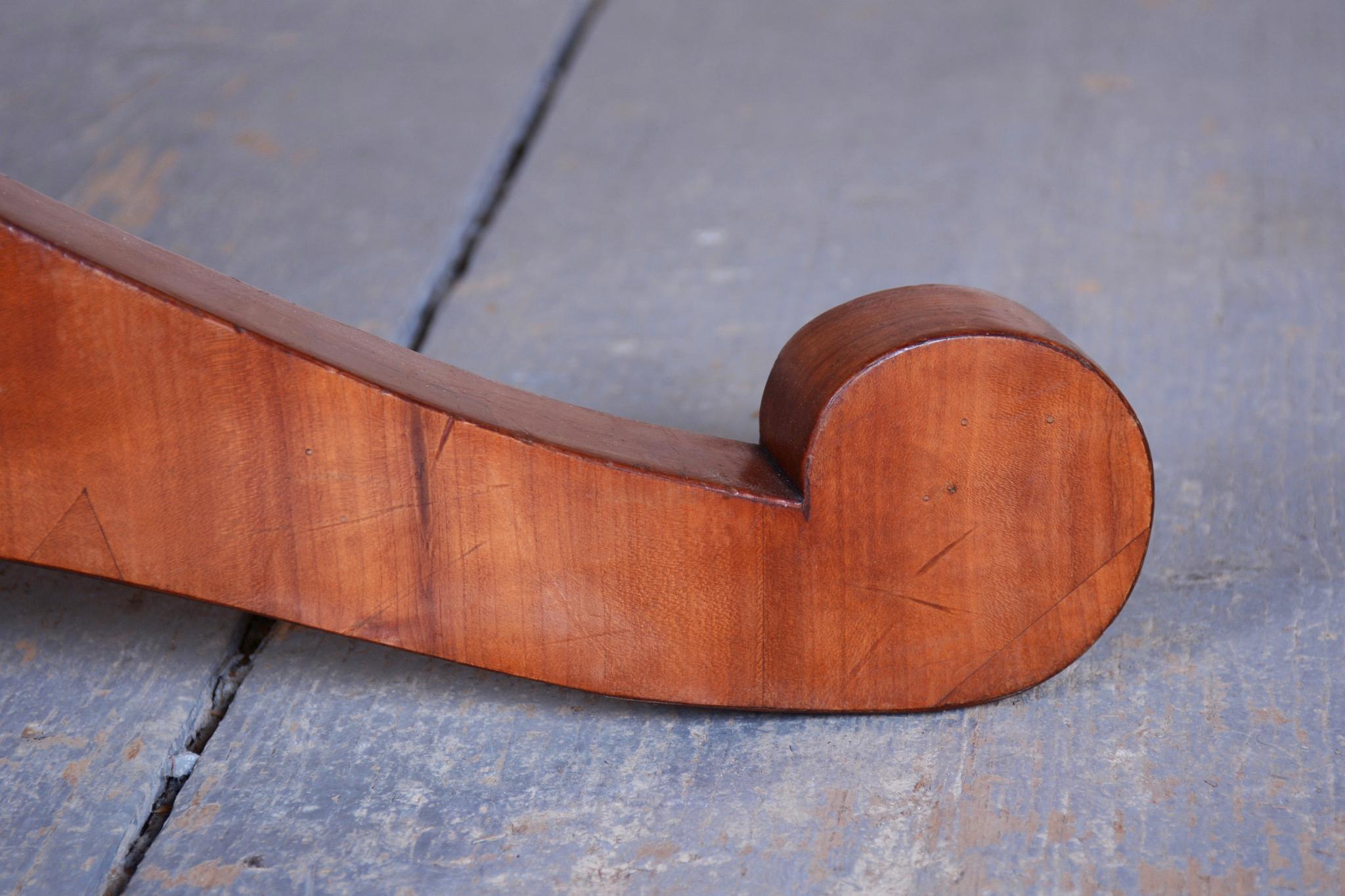 Restored Biedermeier Dining Table, Cherry Wood, Revived Polish, Austrian, 1820s For Sale 4