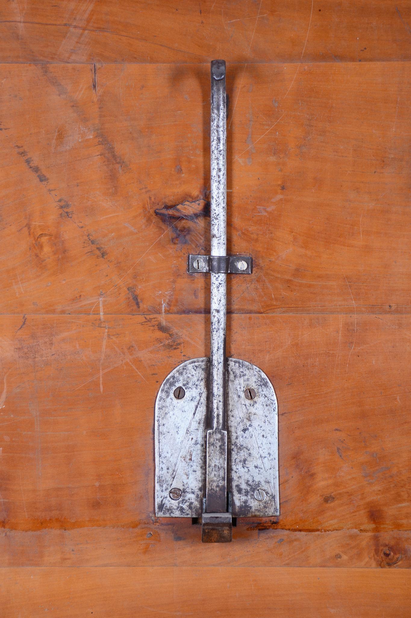 Restored Biedermeier Dining Table, Walnut, Revived Polish, Czech, 1830s For Sale 10