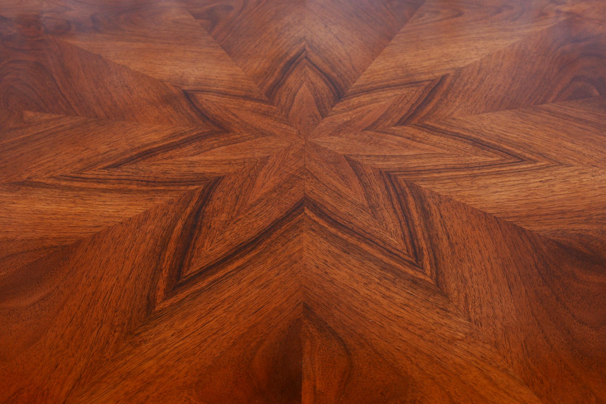 Restored Biedermeier Dining Table, Walnut, Revived Polish, Czech, 1830s For Sale 2