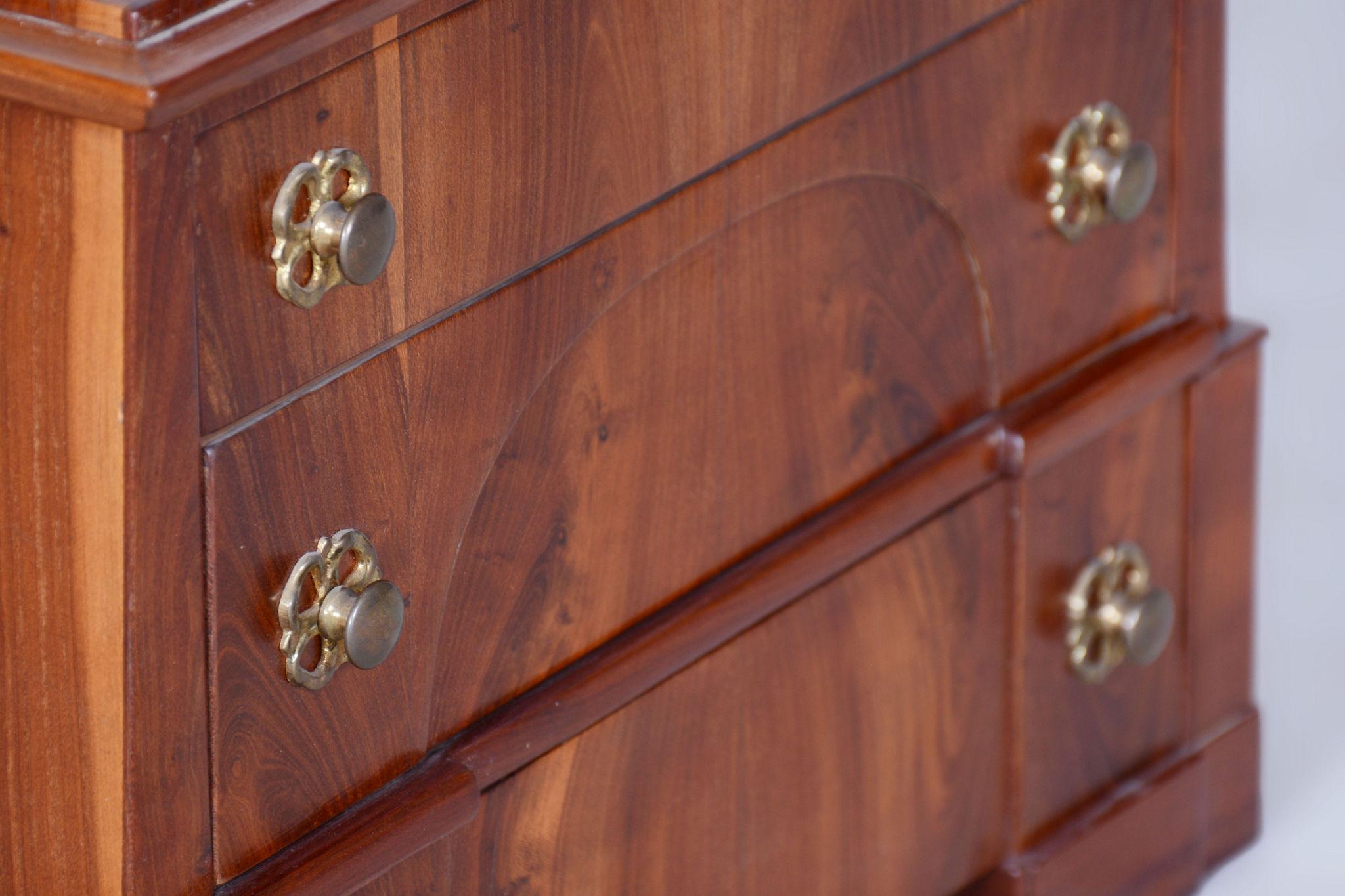 Joyero Biedermeier restaurado, abeto, ciruelo, Alemania, década de 1830 en venta 1