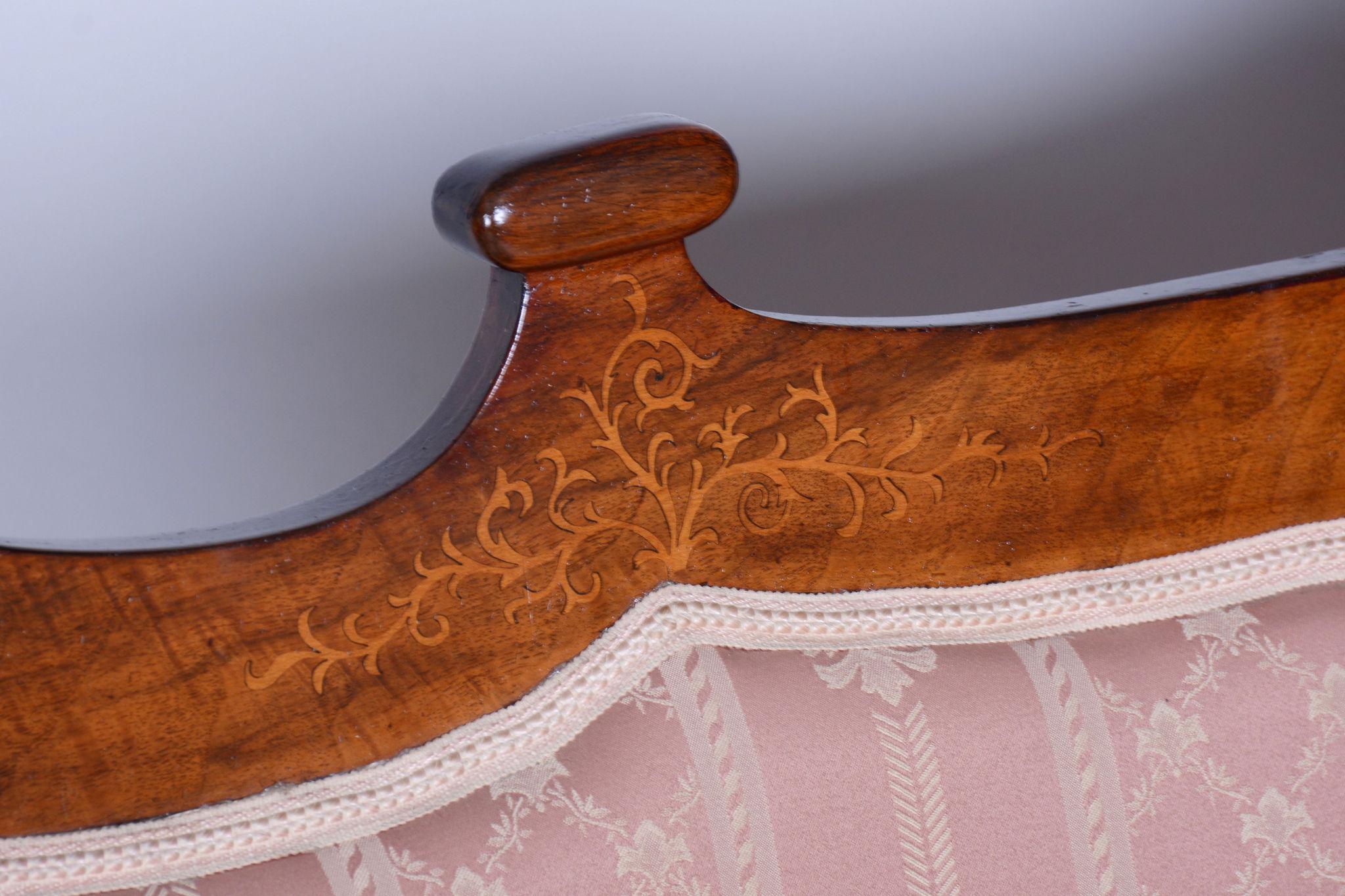 Ensemble de sièges Biedermeier restauré, Oak Oak Walnut, Stable Constructon, Autriche, 1840s en vente 10