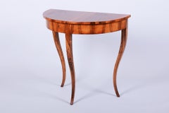 Restored Biedermeier Side Table, Walnut, Revived Polish, Austria 1820s