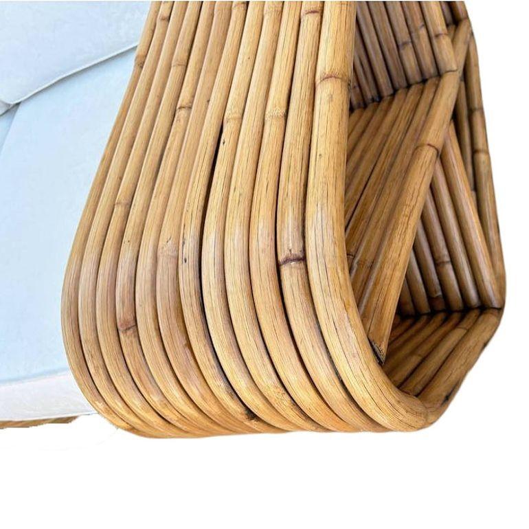 Divano componibile in rattan 