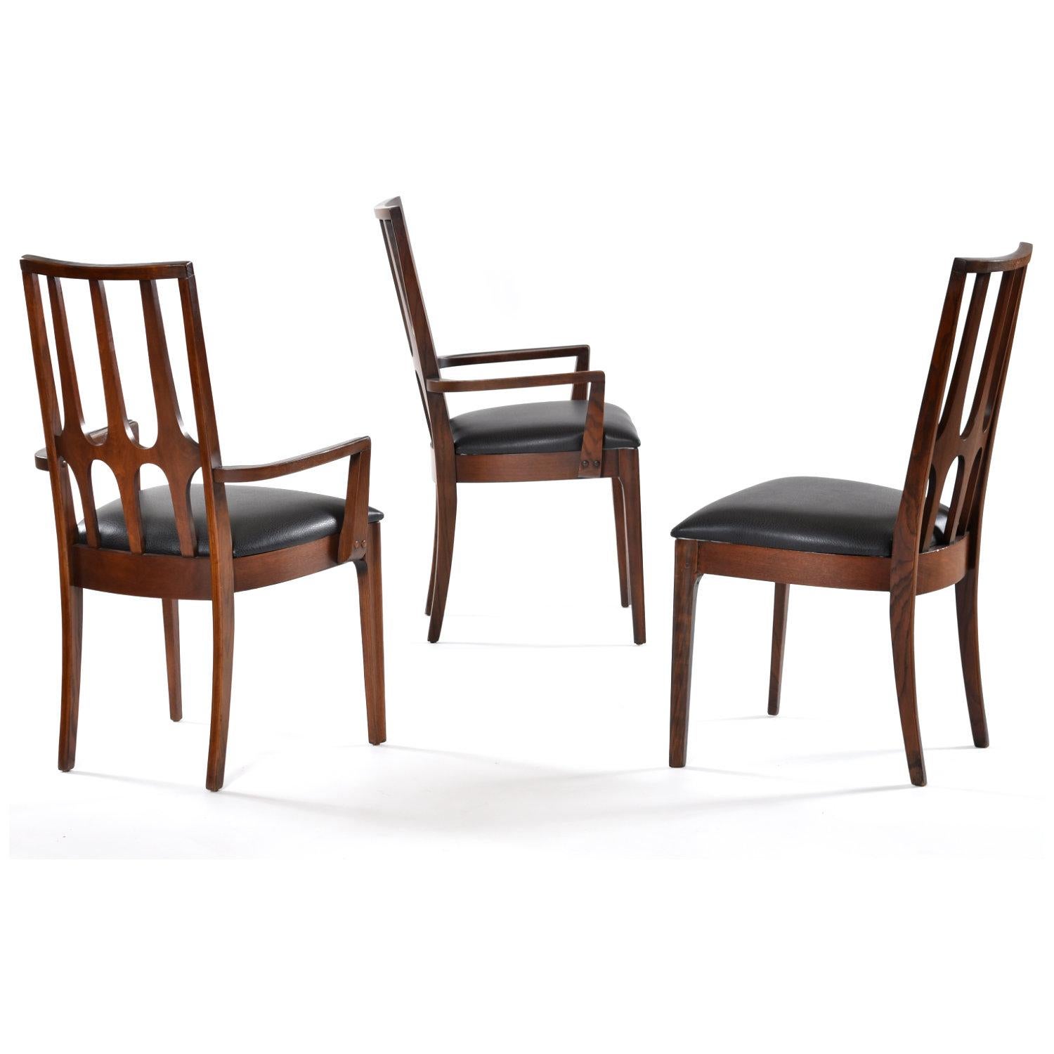 Restored Broyhill Brasilia Dining Set with Expanding Table and 8 Chairs 1