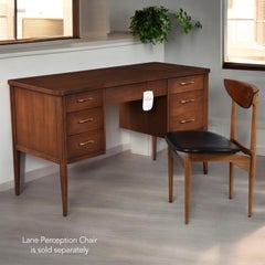 Restored Broyhill Saga Desk with File Drawer and Original Tag