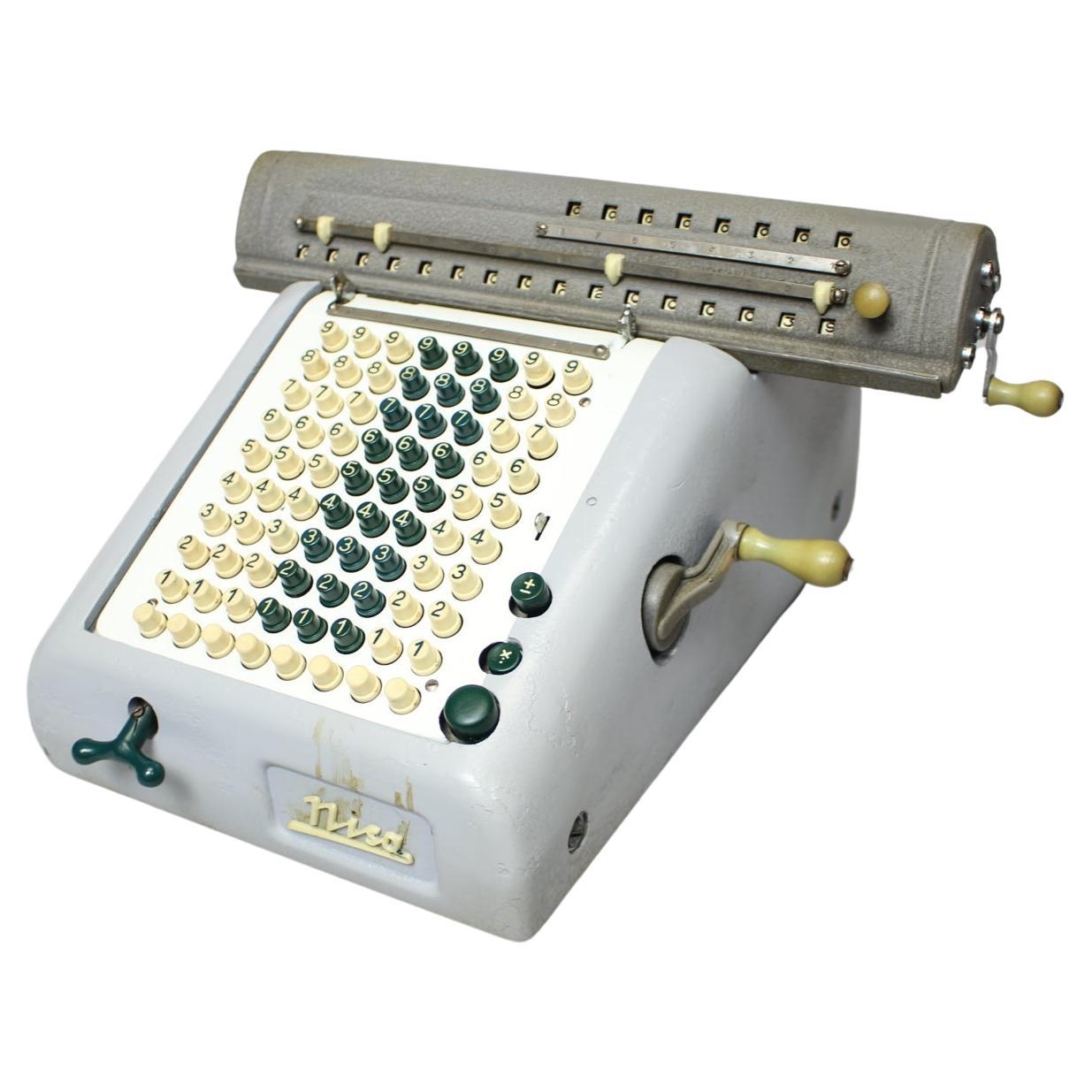 Restored Calculator, NISA, Czechoslovakia, 1958 For Sale