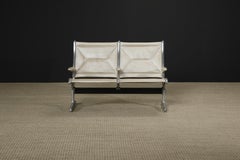 Système de sièges Tandem Charles Eames pour Herman Miller restauré avec cuir Edelman