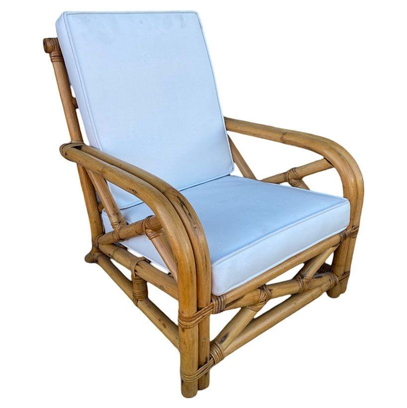 Américain Ensemble canapé et chaise longue en rotin à deux brins 