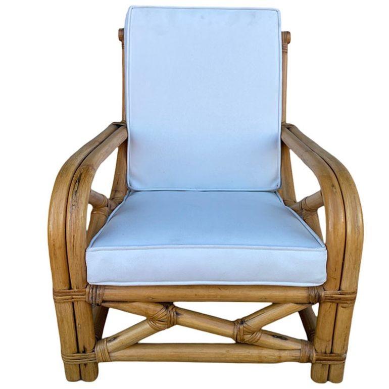 Ensemble canapé et chaise longue en rotin à deux brins 