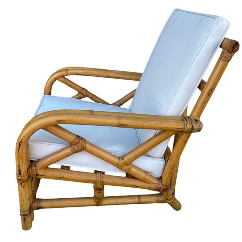 Osier Ensemble canapé et chaise longue en rotin à deux brins 