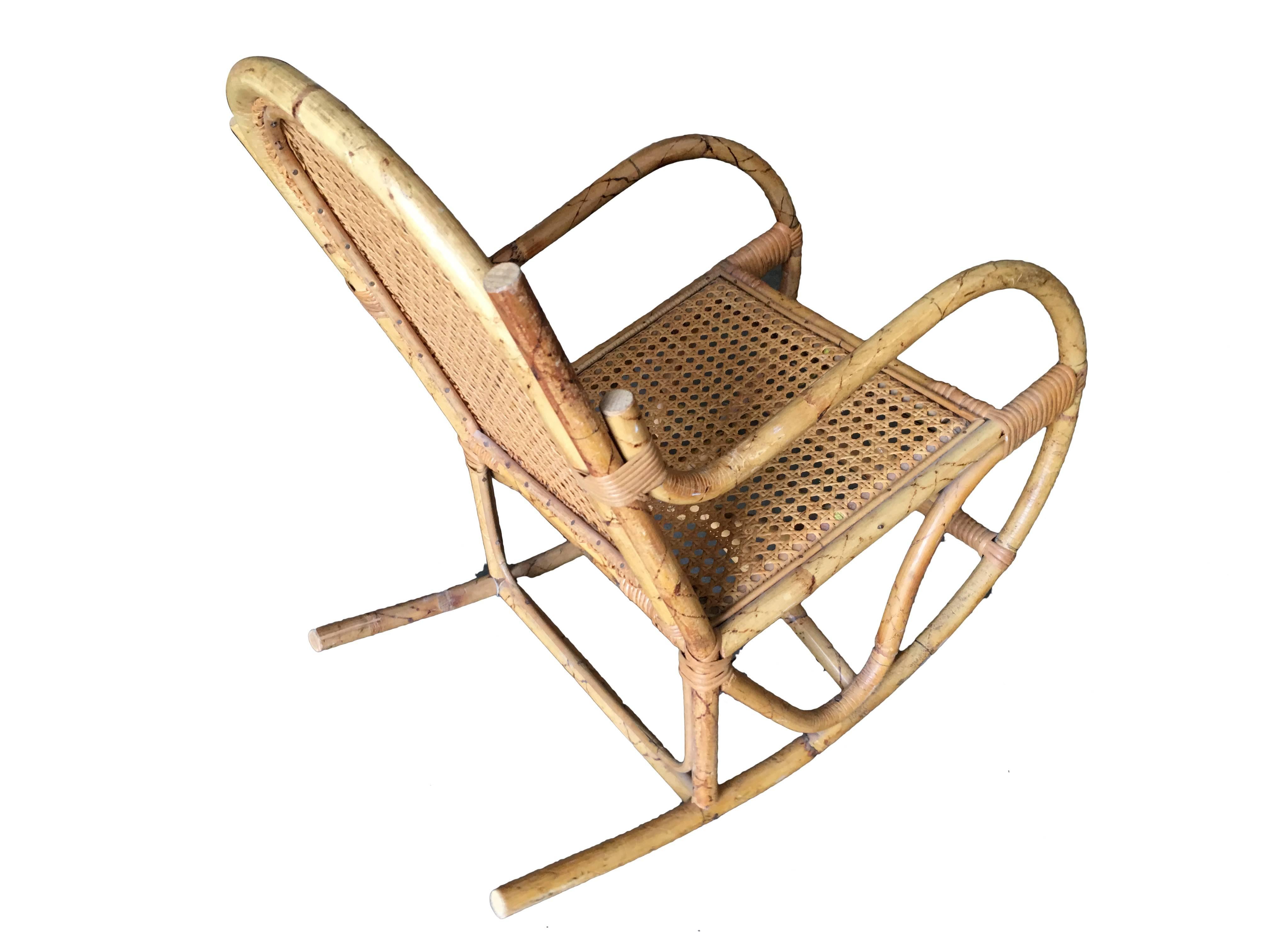 1950s childs rocking chair