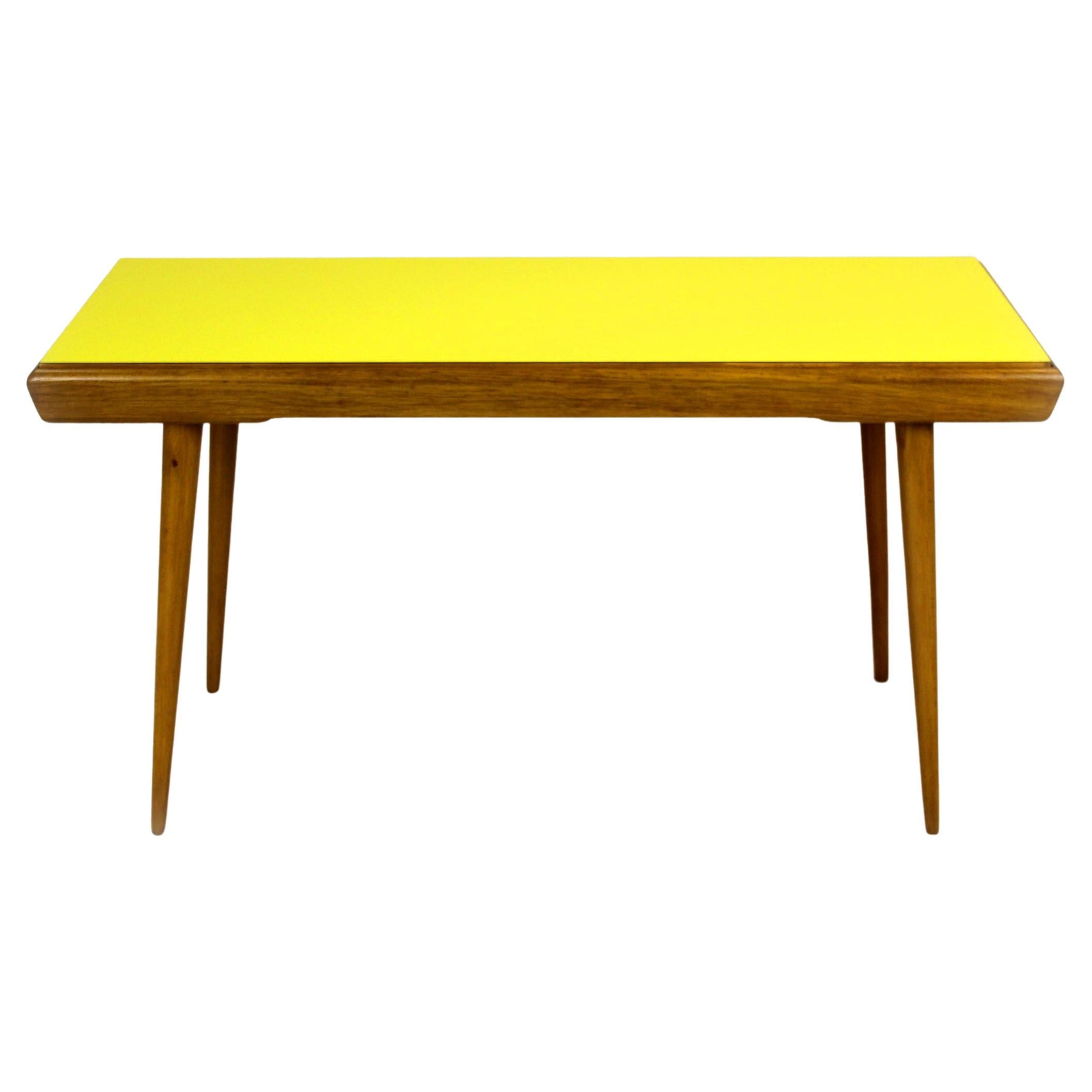 Restored Coffee Table with Formica Double-Sided Top, Czechoslovakia, 1960s