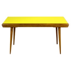 Retro Restored Coffee Table with Formica Double-Sided Top, Czechoslovakia, 1960s