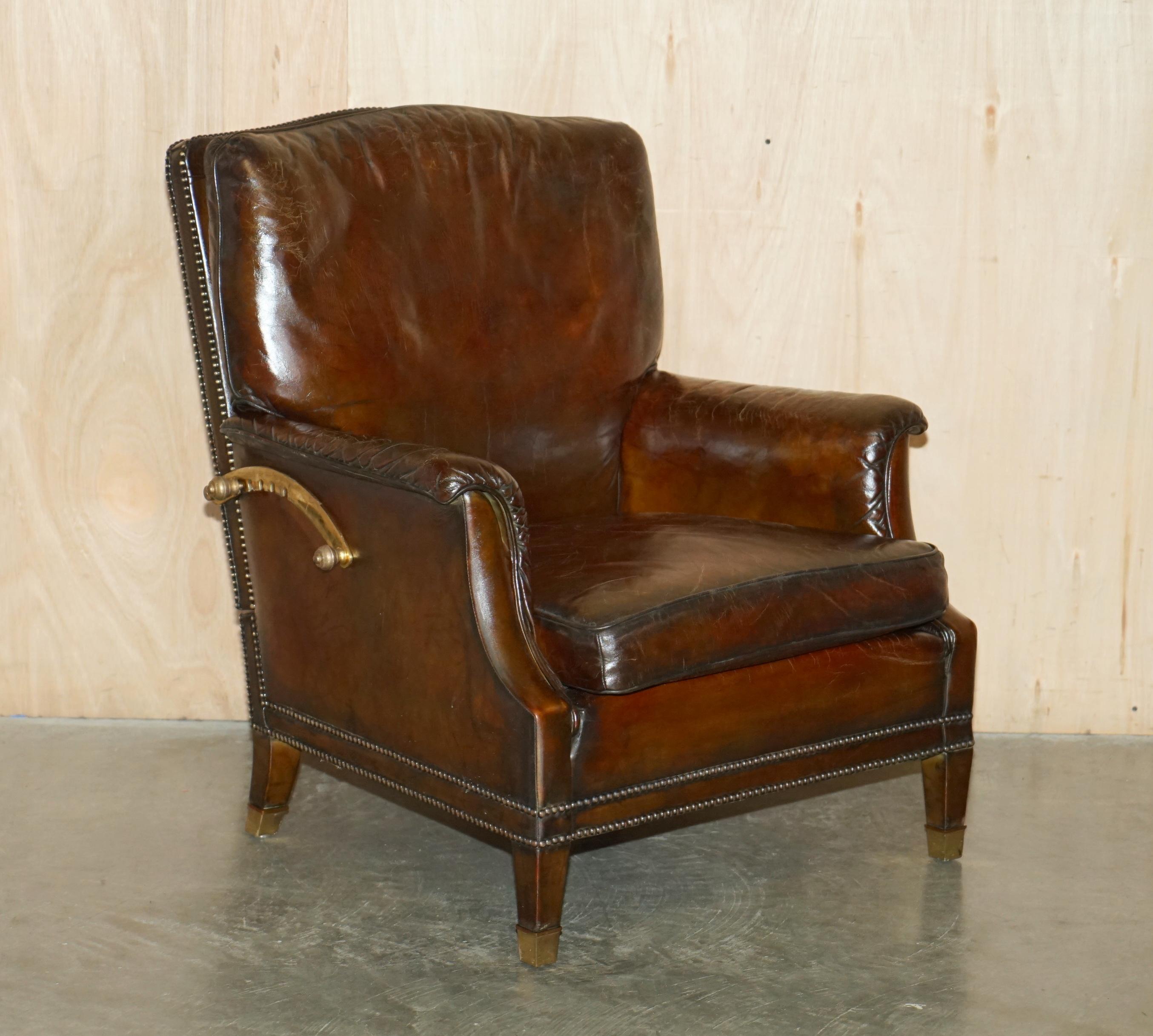 Royal House Antiques

Royal House Antiques is delighted to offer for sale this absolutely stunning, hand dyed deep Cigar brown leather reclining armchair with matching ottoman

Please note the delivery fee listed is just a guide, it covers within