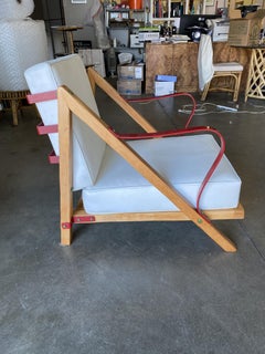 Restored Custom Build Midcentury Lounge Chair in The Style of Monterey