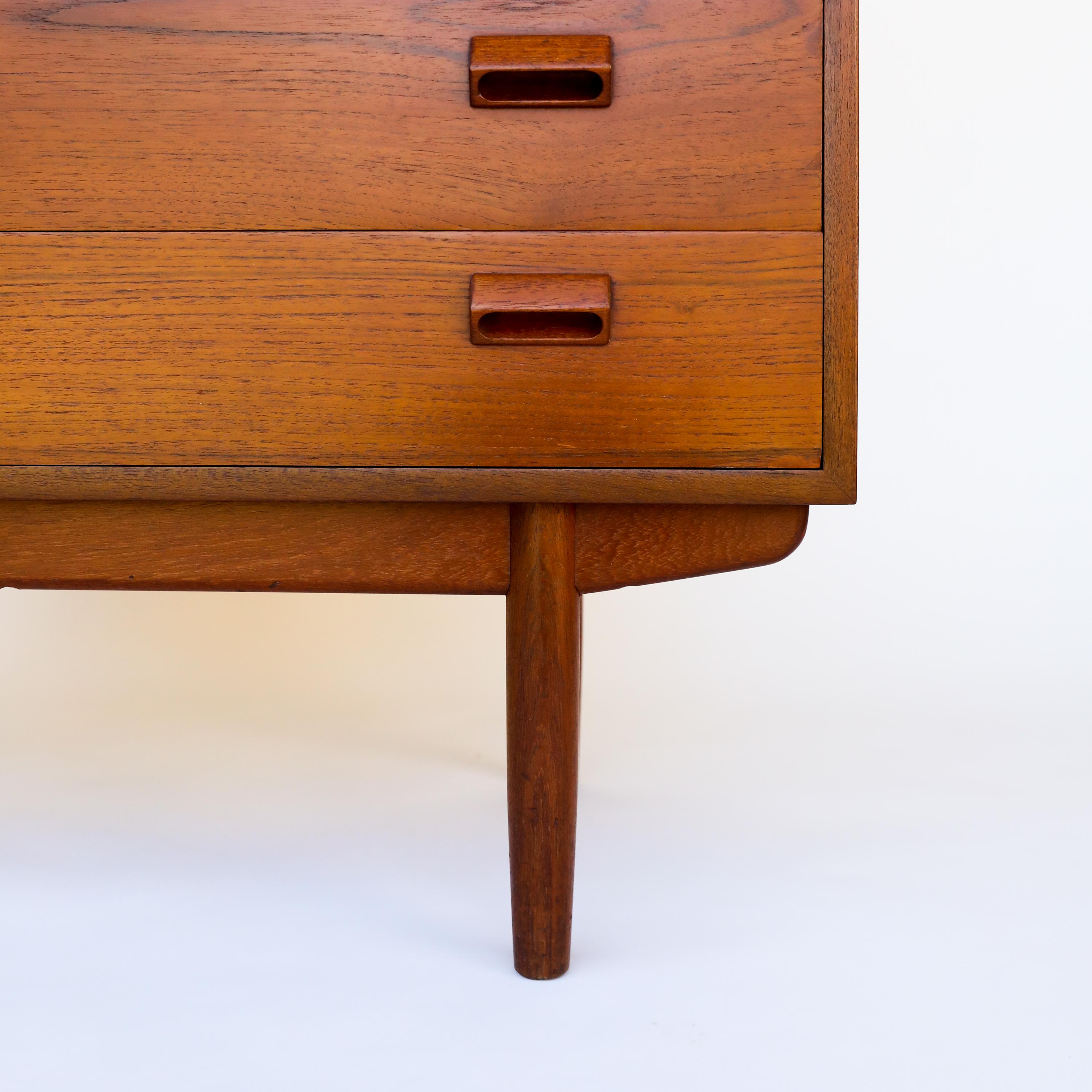 Danish Modern Børge Mogensen Teak Secretary Desk In Excellent Condition In San Diego, CA