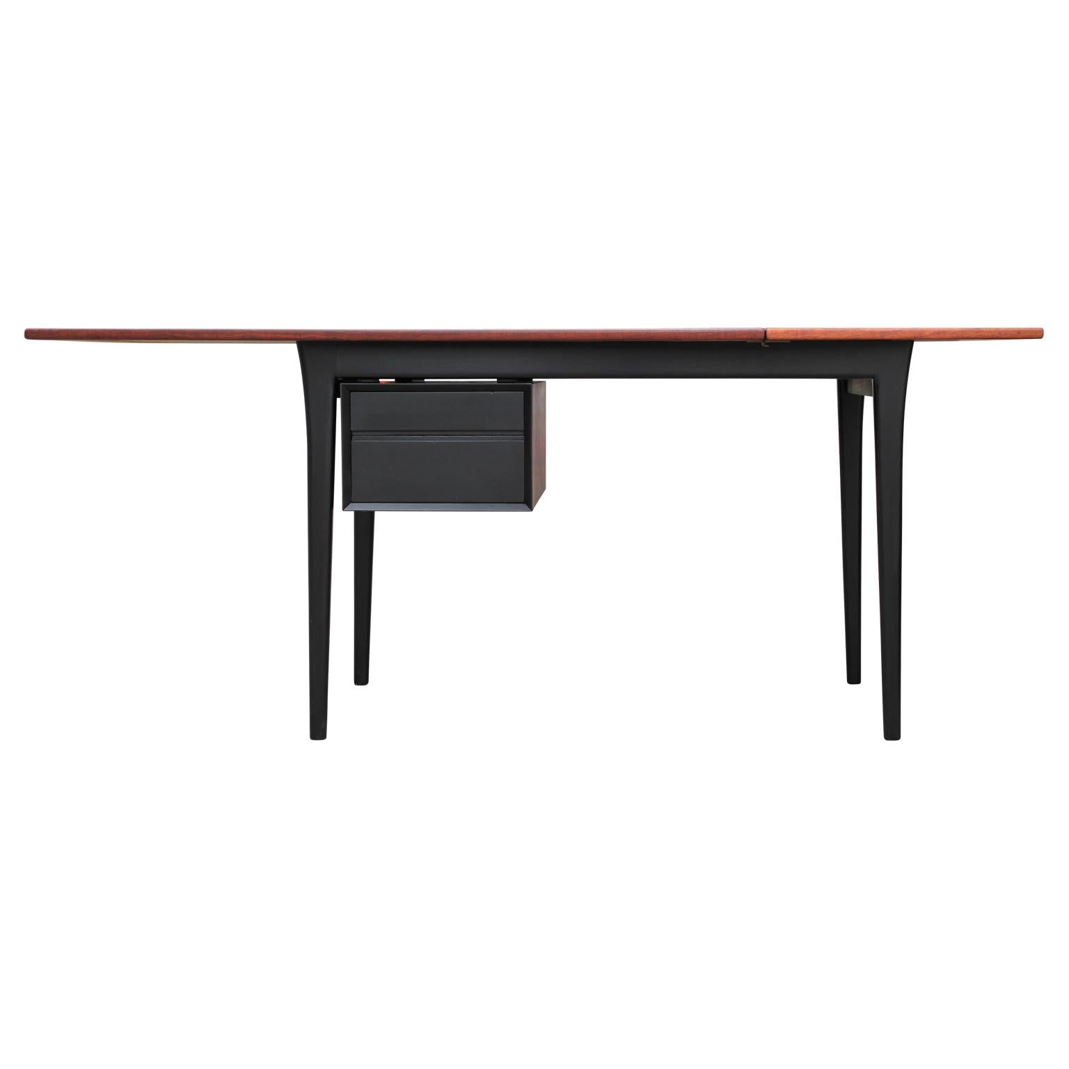 Restored Danish Rosewood Drop Leaf Desk by Arne Vodder for Sibast 1