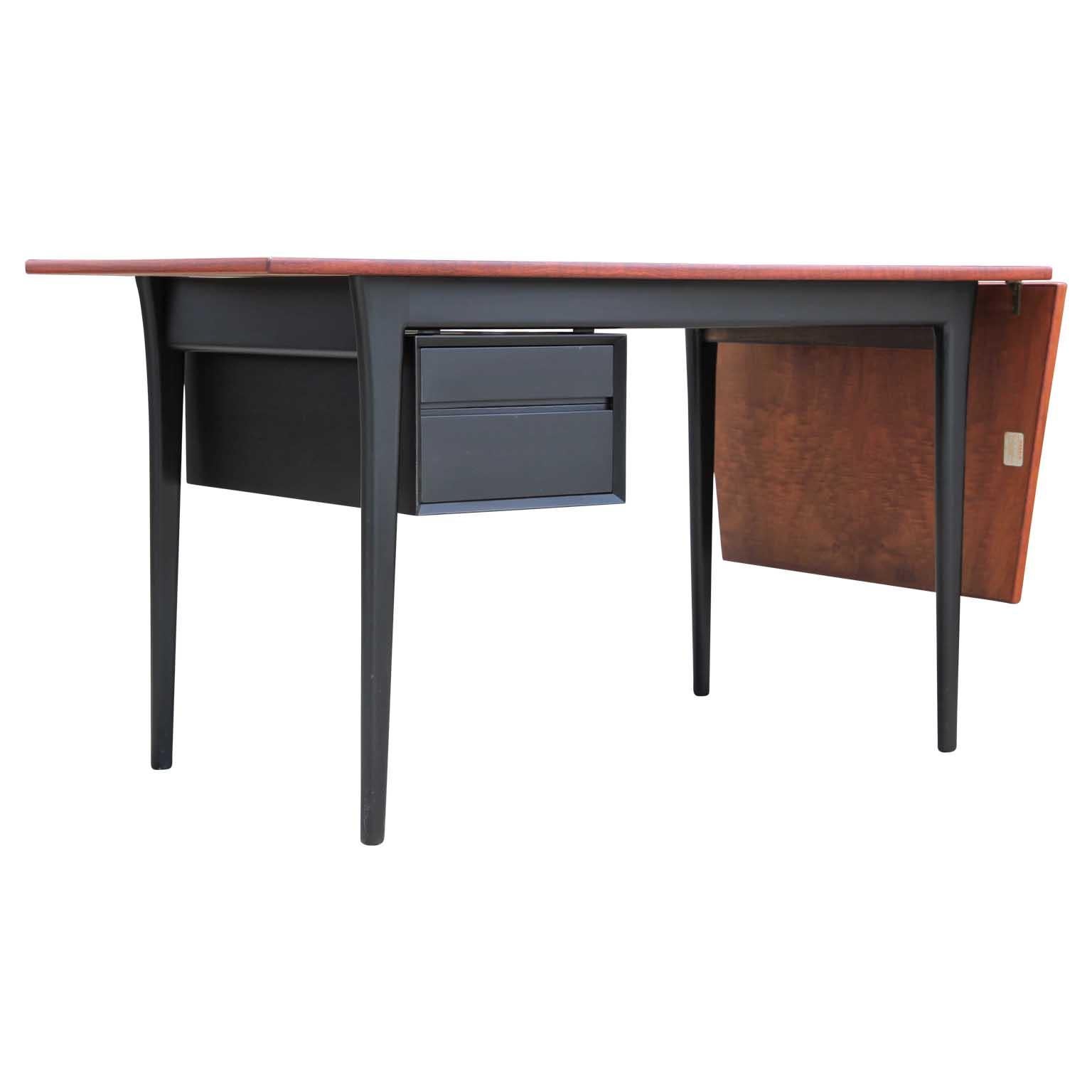 Restored Danish Rosewood Drop Leaf Desk by Arne Vodder for Sibast 2