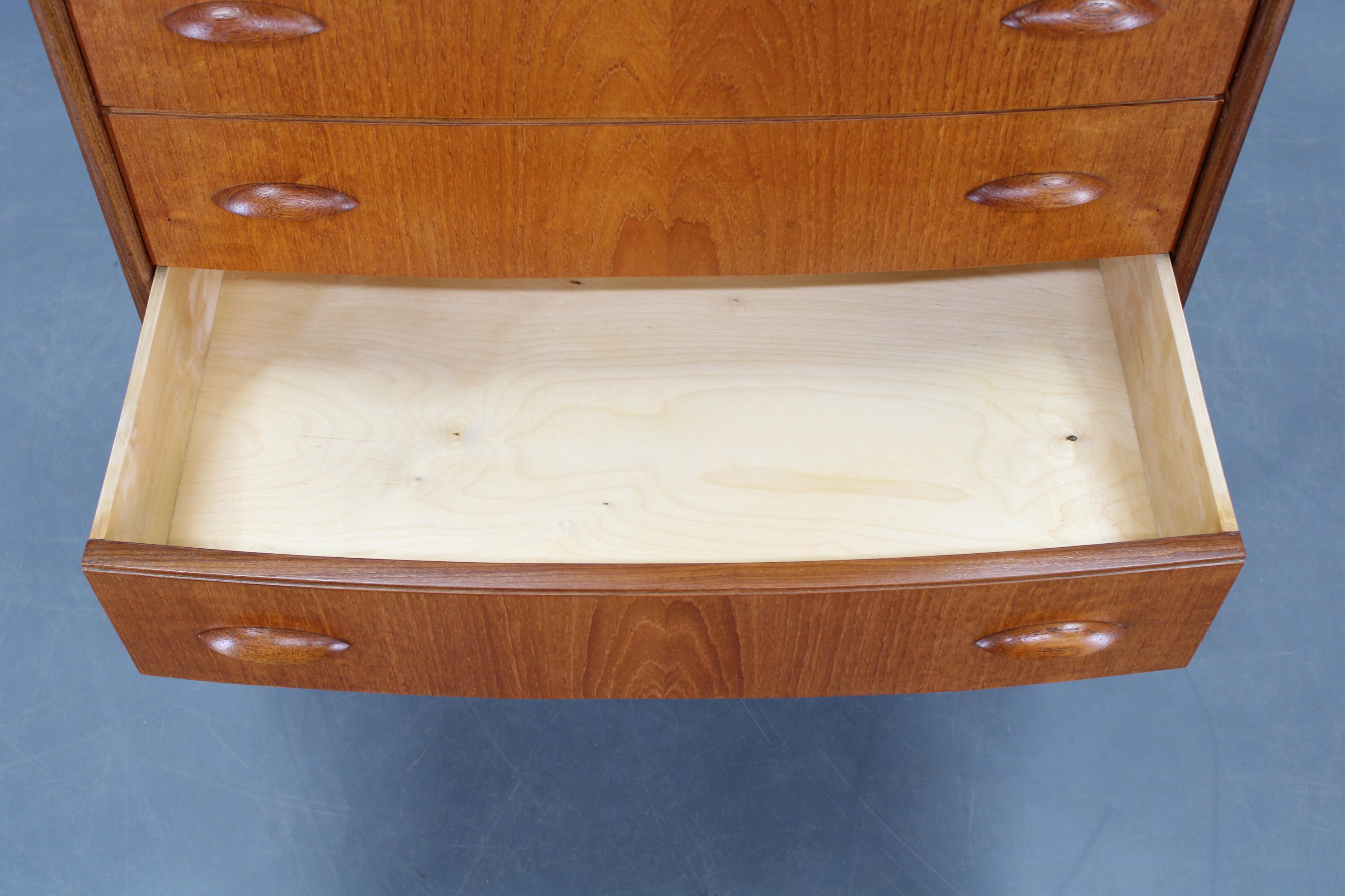 Cassettiera danese in teak restaurata, anni '60 - Mid-Century Modern Scandinavian 8