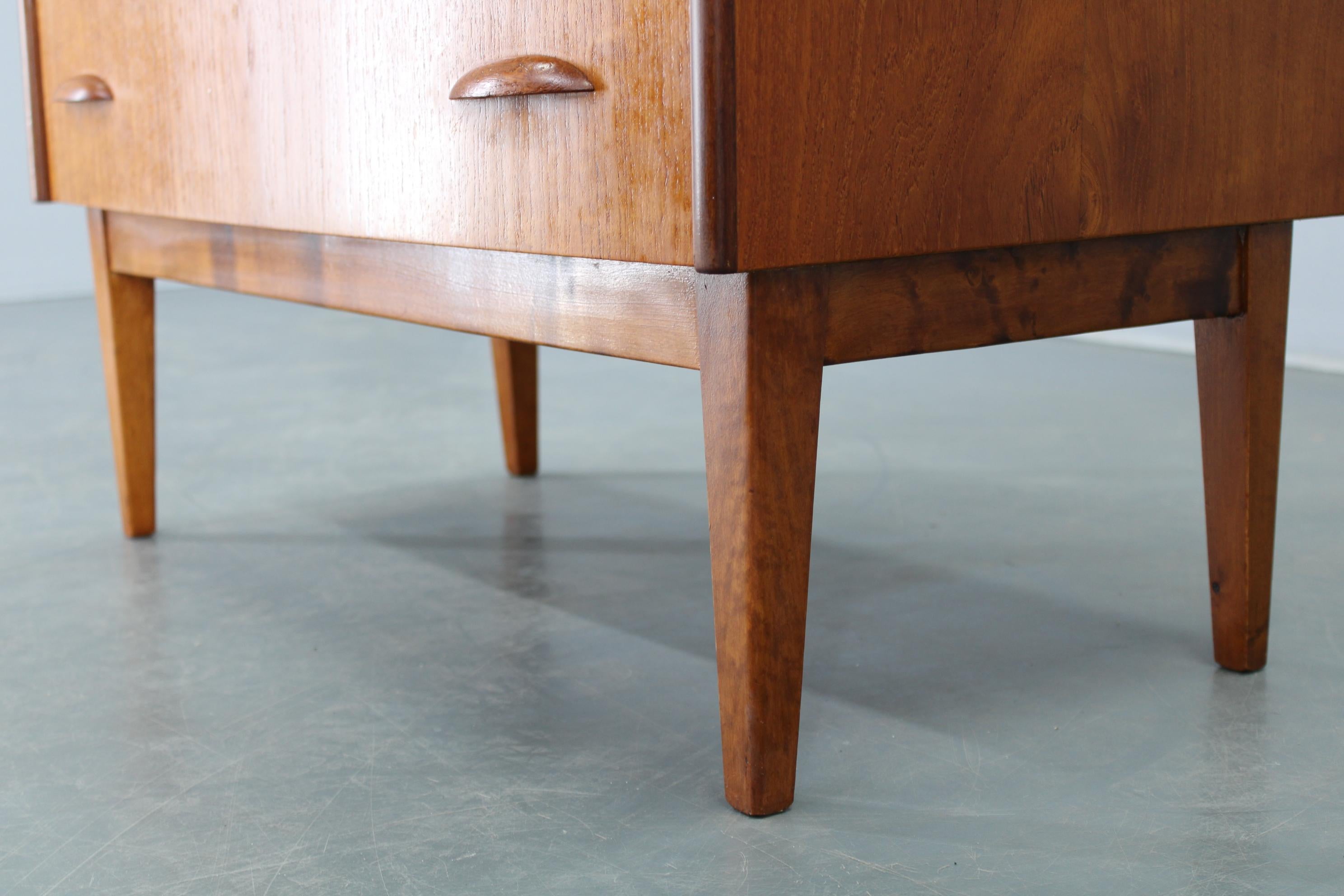 Cassettiera danese in teak restaurata, anni '60 - Mid-Century Modern Scandinavian 9