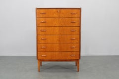 Restored Danish Teak Chest of Drawers, 1960s — Mid-Century Modern Scandinavian