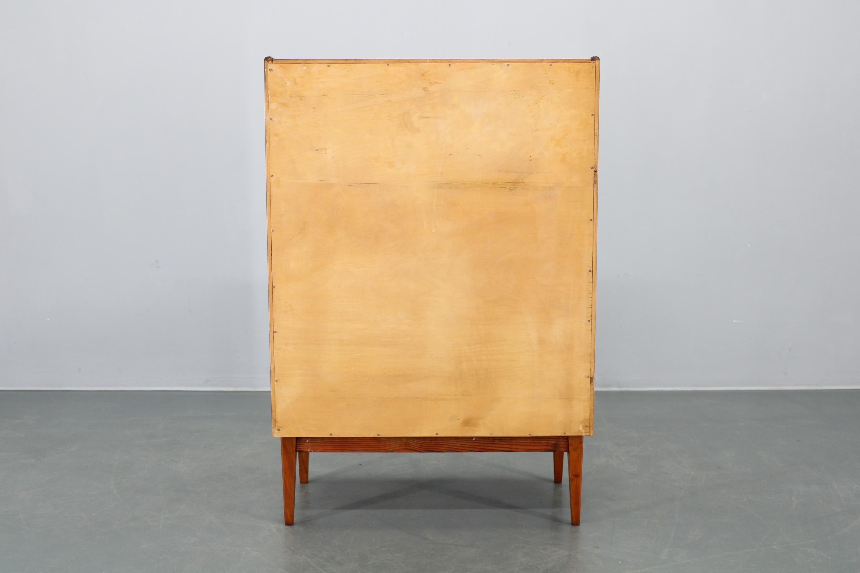 Teak Cassettiera danese in teak restaurata, anni '60 - Mid-Century Modern Scandinavian