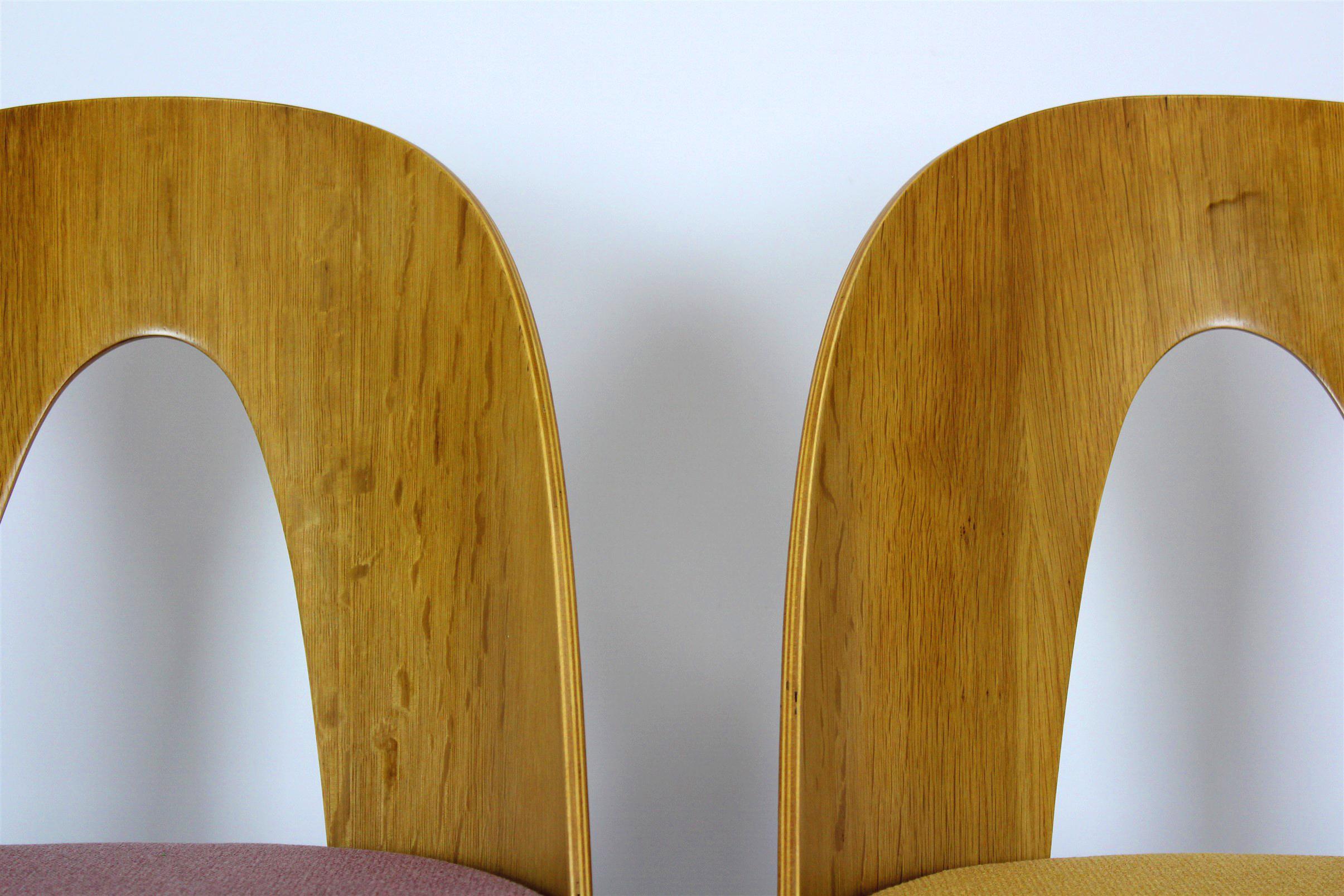 Restored Dining Chairs by Antonin Suman, 1960s, Set of 8 7