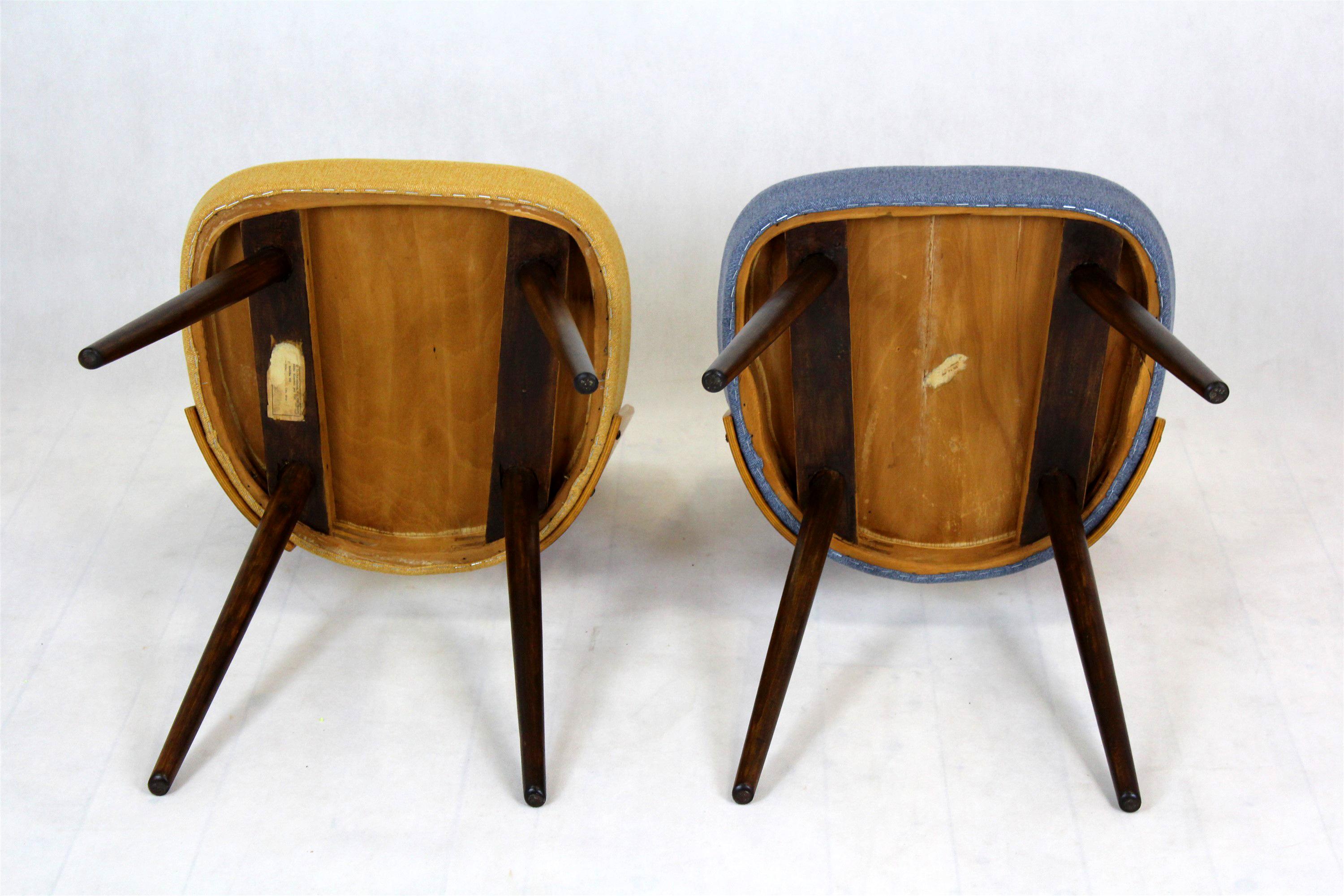 Restored Dining Chairs by Oswald Haerdtl for Tatra, 1960s, Set of 2 10