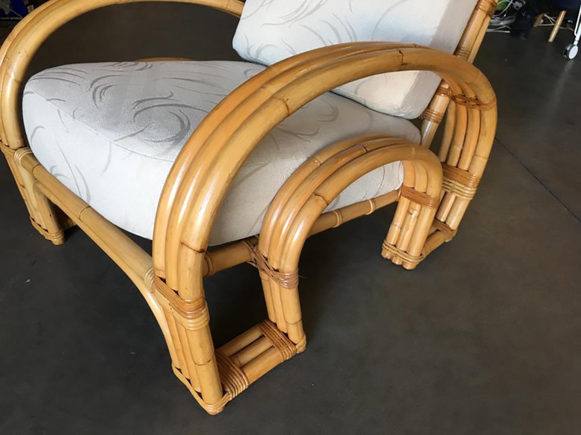 horseshoe rattan furniture
