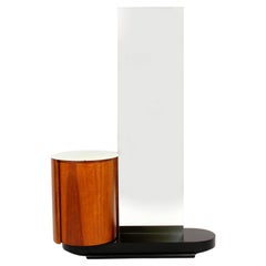 Table de coiffeuse restaurée avec miroir de Jindrich Halabala pour Up Zavody, années 1940
