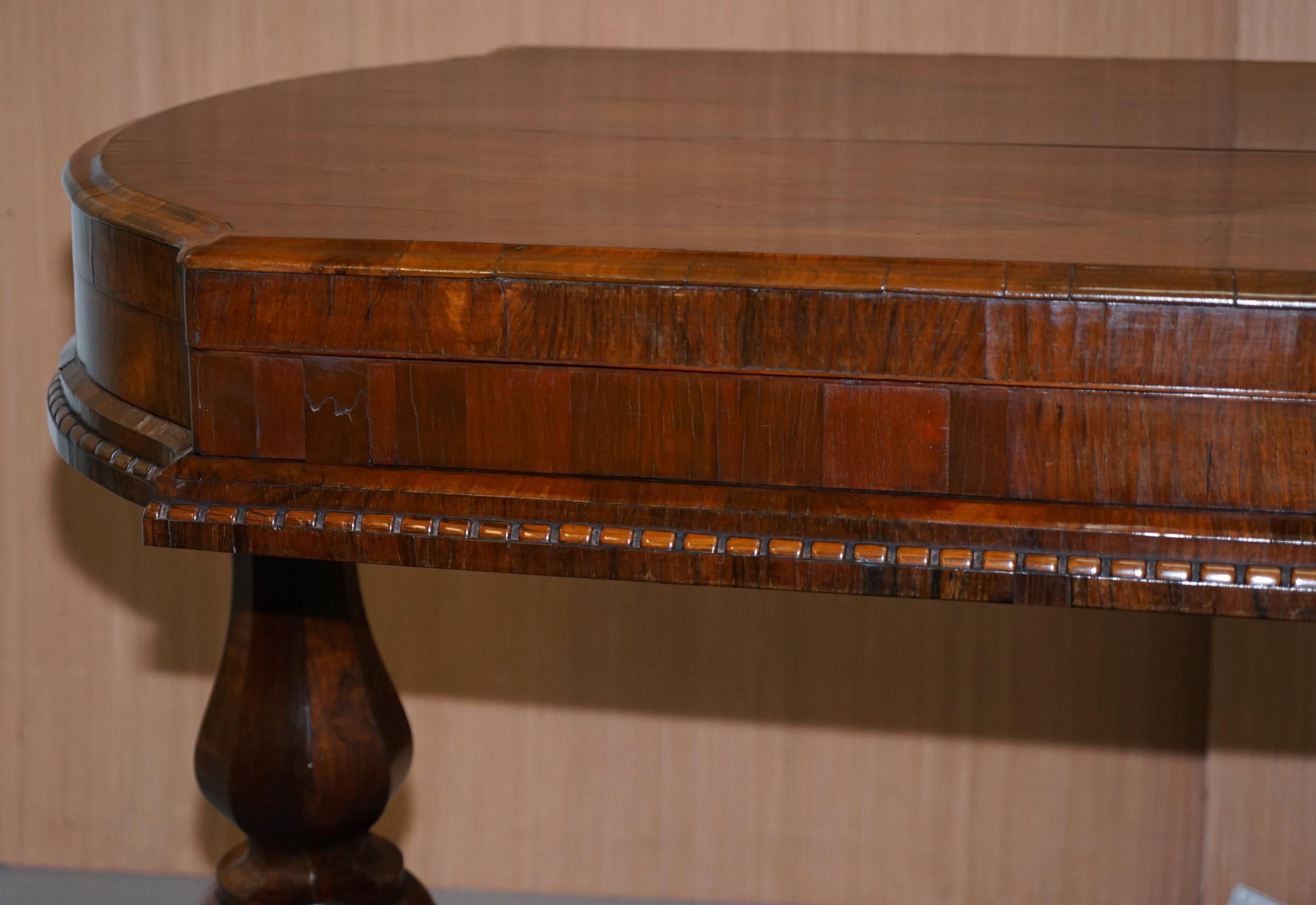 Restored Early Victorian Hardwood Bagatelle Table Ornately Carved Pub Games 1