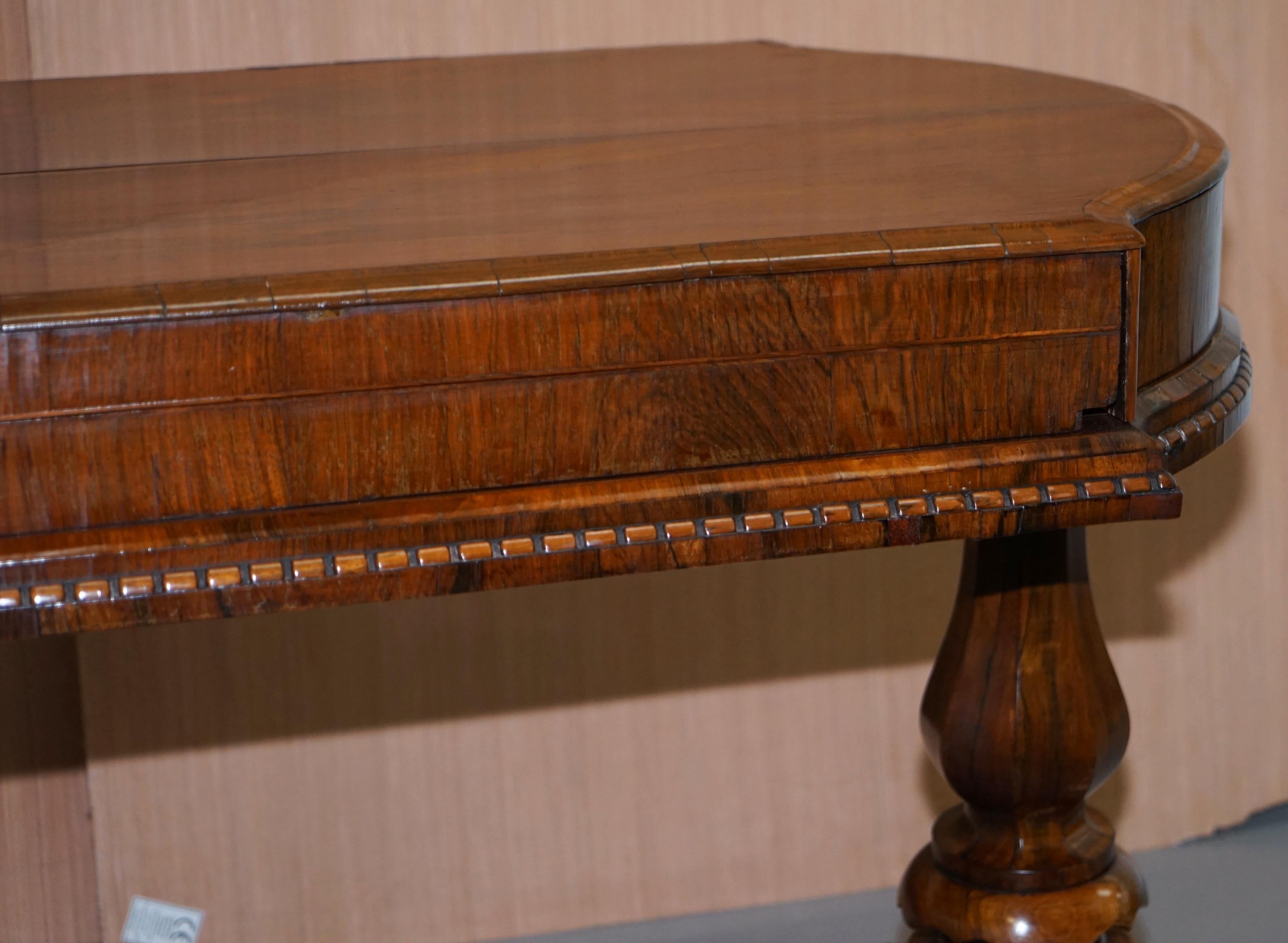 Restored Early Victorian Hardwood Bagatelle Table Ornately Carved Pub Games 2