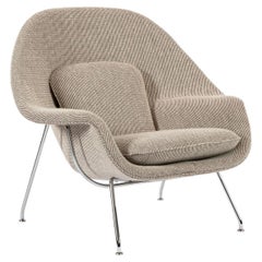 Restored Eero Saarinen Womb Lounge Chair for Knoll, Fiberglass, 1950s