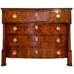 Restored Empire Commode Four-Drawer Chest Original