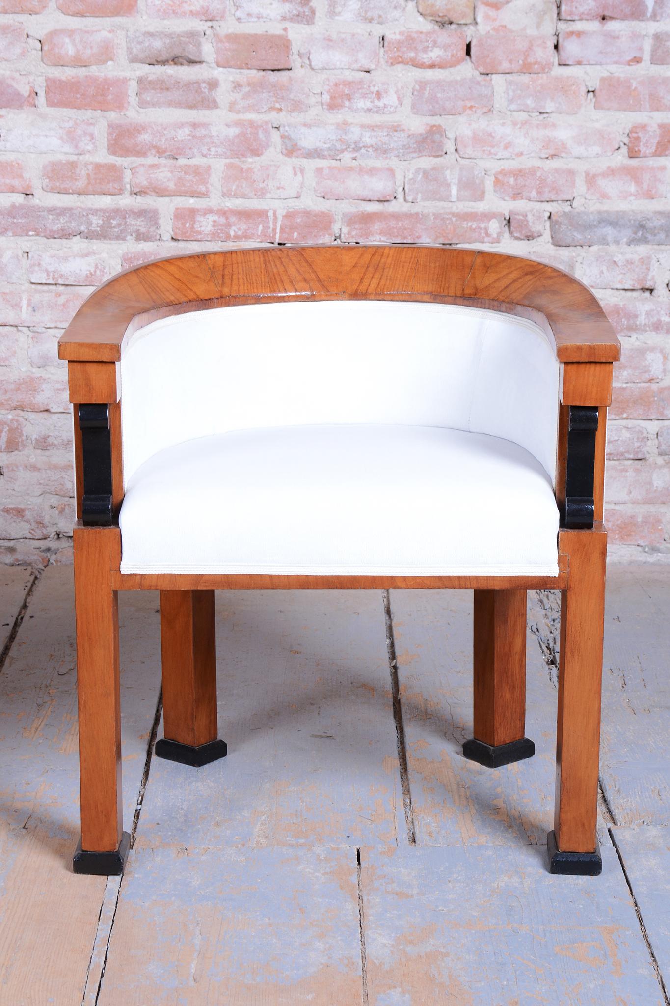 Ensemble de sièges Empire restauré, épicéa, bois de cerisier, polonais, Autriche, années 1850 en vente 7