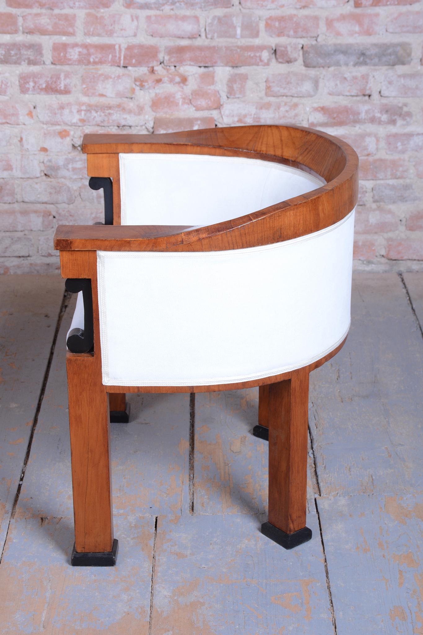 Ensemble de sièges Empire restauré, épicéa, bois de cerisier, polonais, Autriche, années 1850 en vente 8