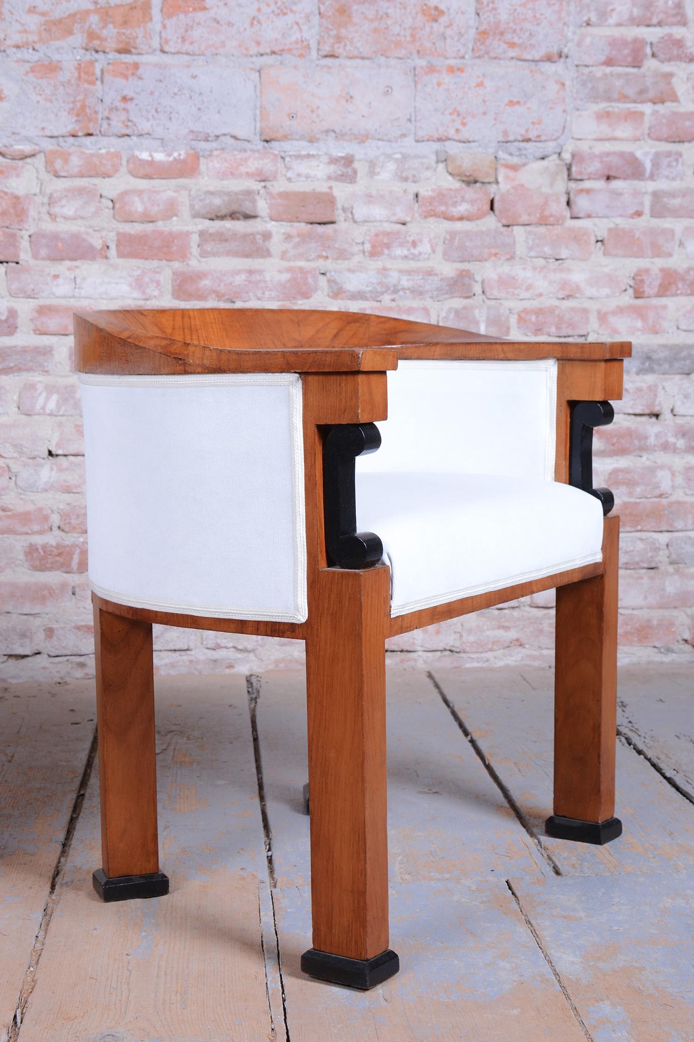 Ensemble de sièges Empire restauré, épicéa, bois de cerisier, polonais, Autriche, années 1850 en vente 2