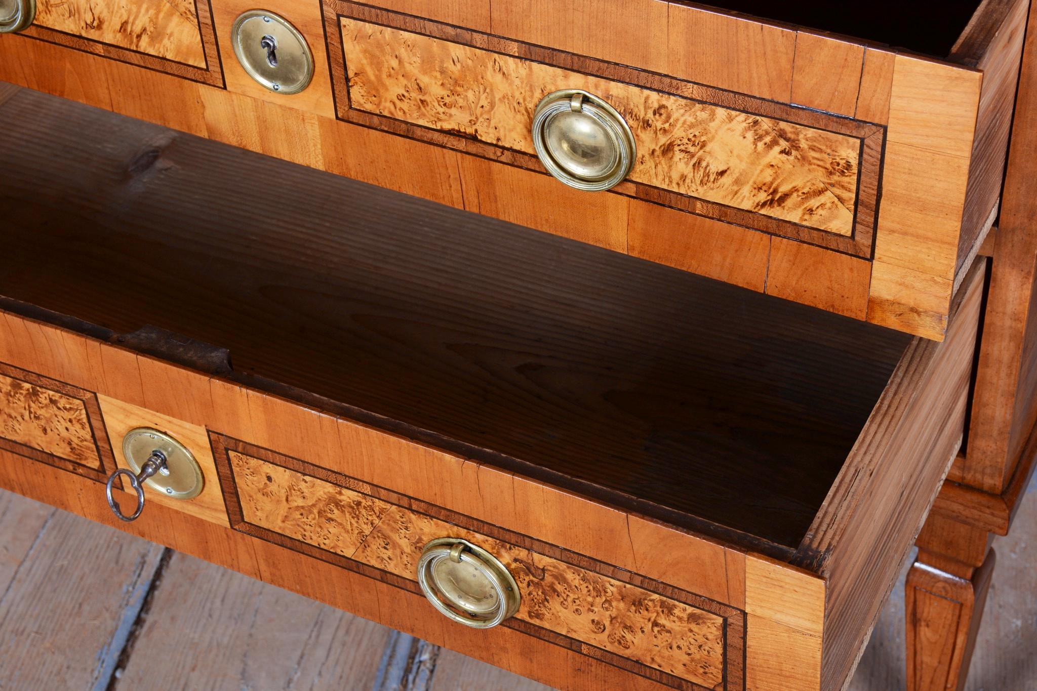 Credenza Impero restaurata, Wood Wood, Polacco restaurato, Ceco, 1790 in vendita 8