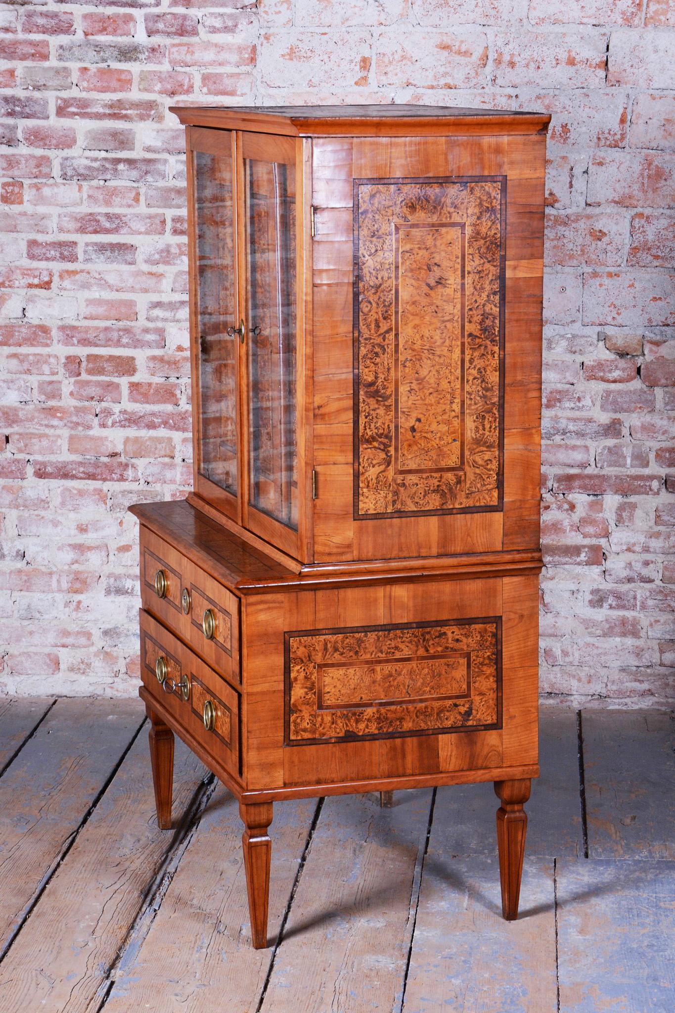 Credenza Impero restaurata, Wood Wood, Polacco restaurato, Ceco, 1790 in vendita 10