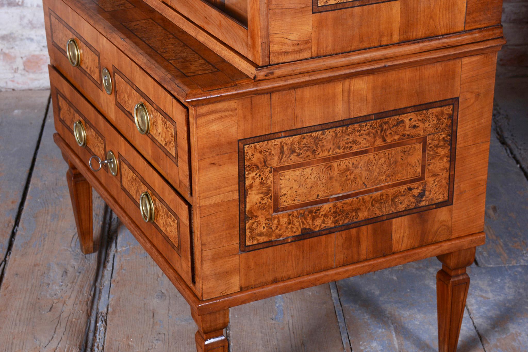 Credenza Impero restaurata, Wood Wood, Polacco restaurato, Ceco, 1790 in vendita 13
