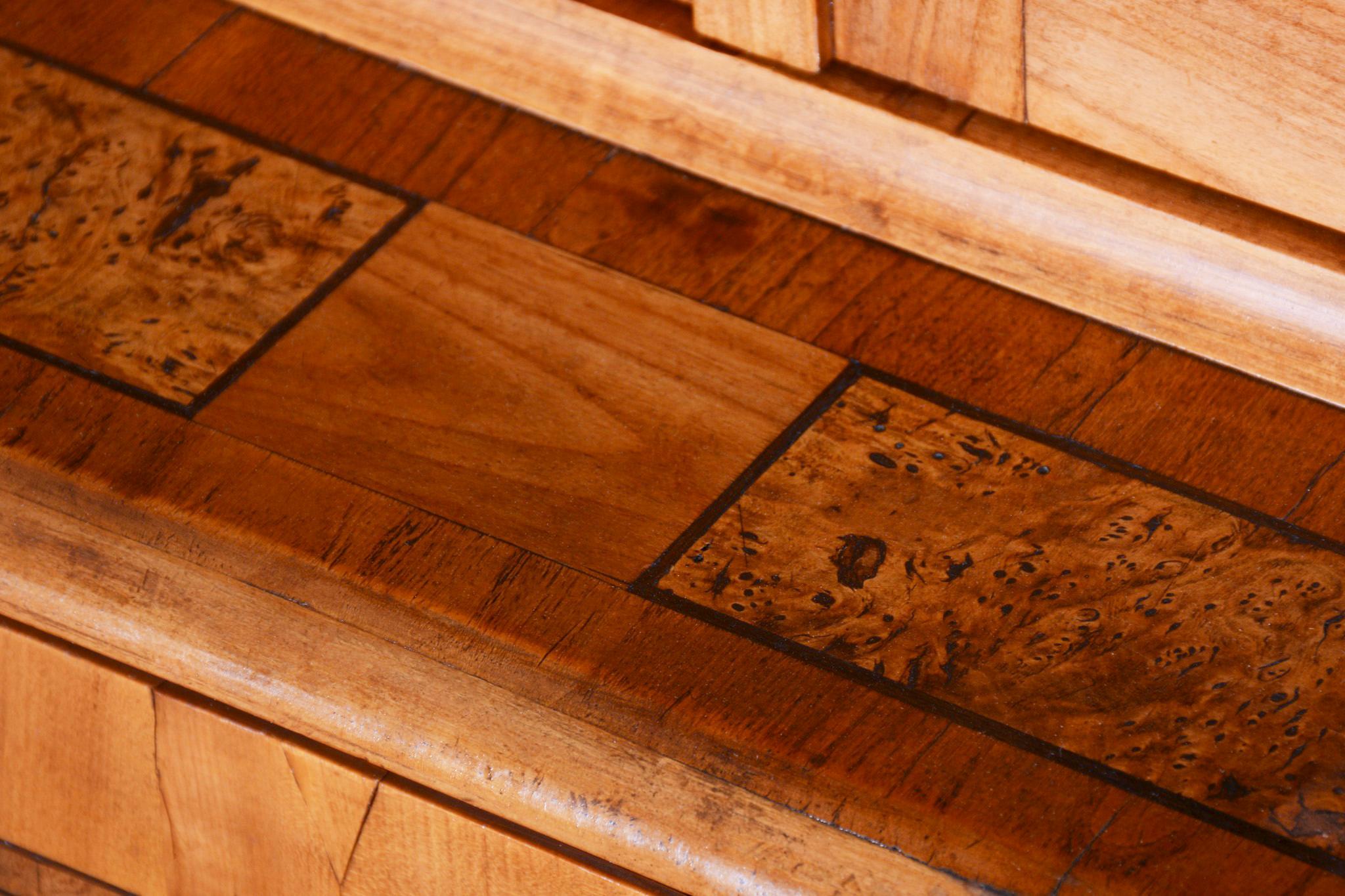 Legno Credenza Impero restaurata, Wood Wood, Polacco restaurato, Ceco, 1790 in vendita
