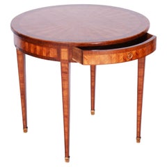 Tavolino Impero restaurato, mogano, Wood Wood, lacca, Francia, anni '40 del XIX secolo
