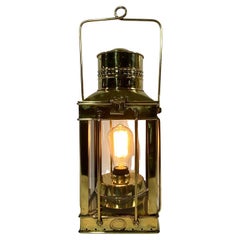 Antique Restored English Ships Lantern, C1920