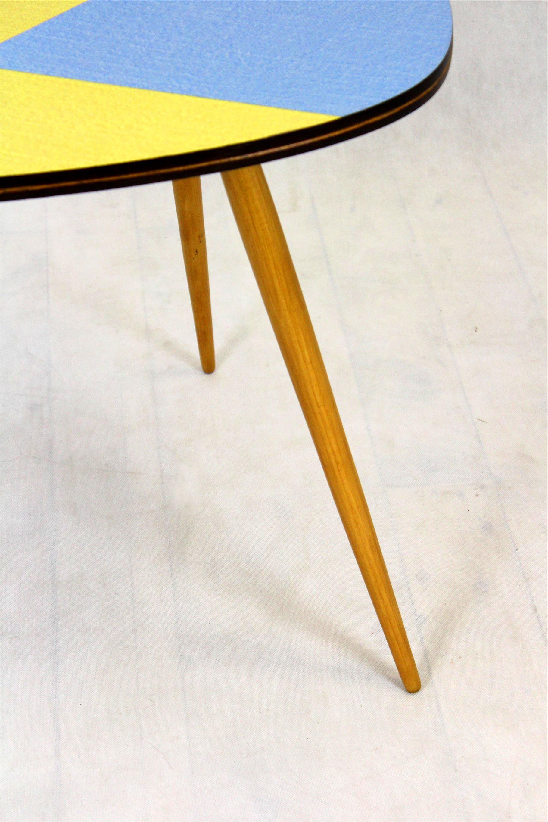 Restored Formica Coffee Table from Drevopodnik Brno, 1960s For Sale 5